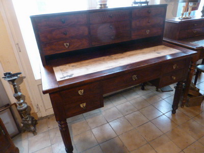 Bureau Louis-Philippe acajou